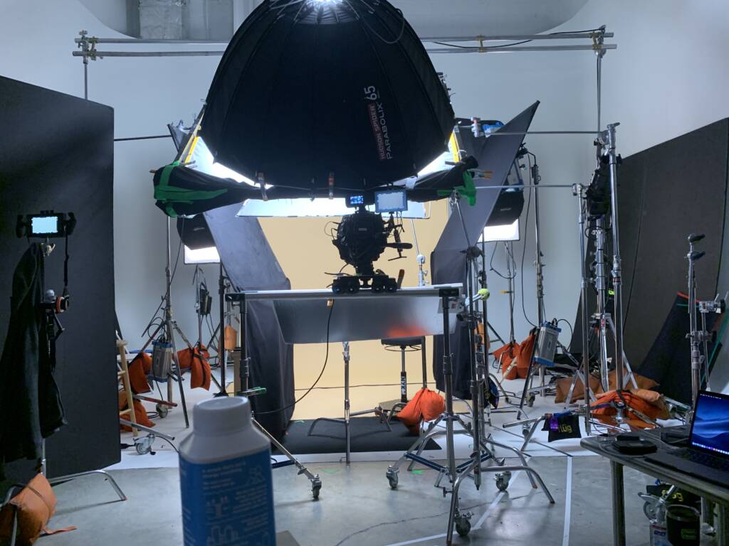 Filming on set for The Other Productions